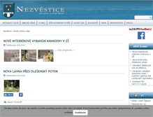 Tablet Screenshot of nezvestice.cz